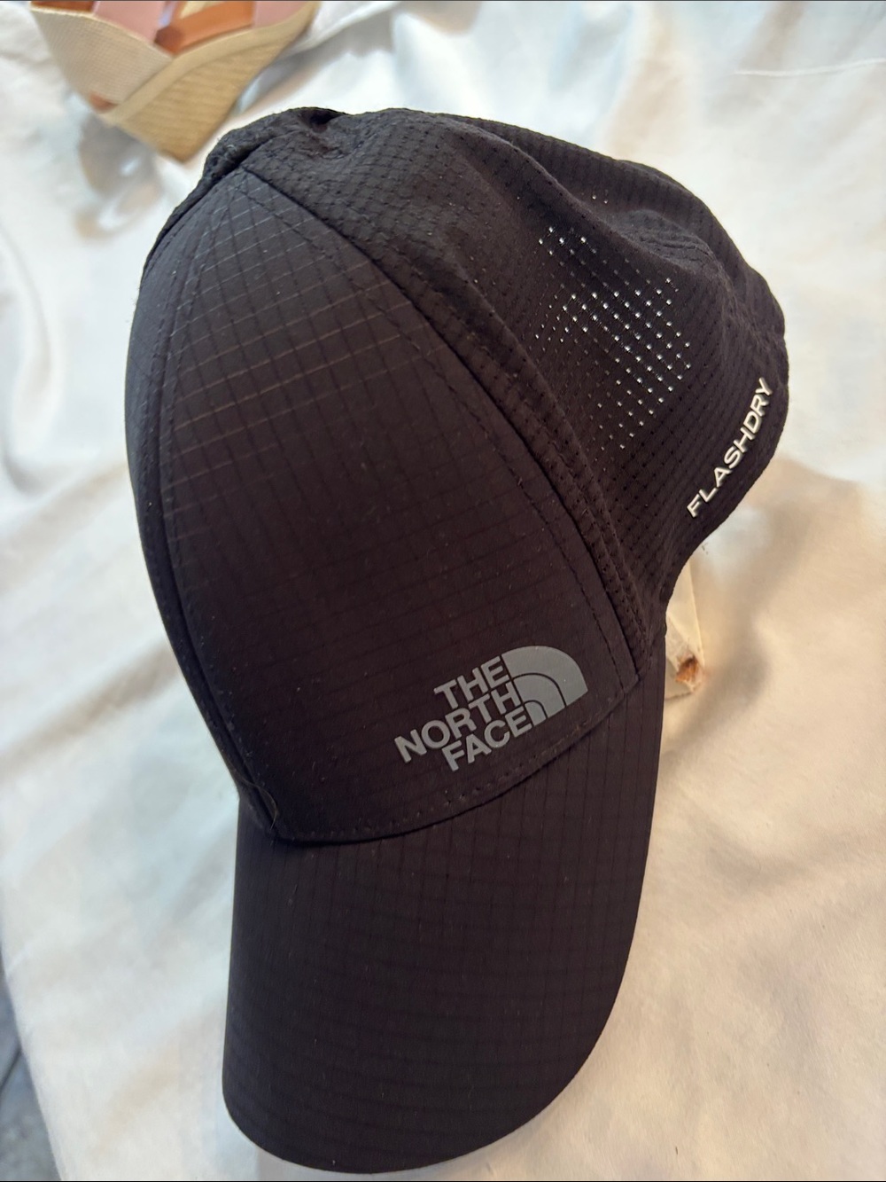 The North Face Black FlashDry Athletic Cap, adjustable back